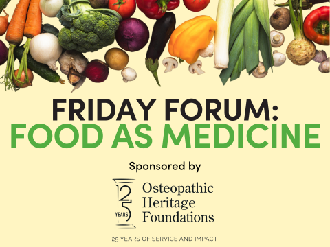 Food as Medicine Sponsor Graphic