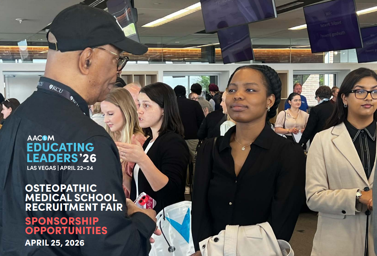 AACOM Osteopathic Medical School Recruitment Fair Sponsorship Opportunities, Apr 25, 2026