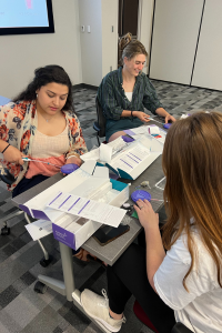 VCOM-Louisiana students at an IUD insertion clinic. 